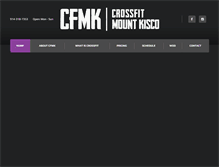 Tablet Screenshot of crossfitmountkisco.com